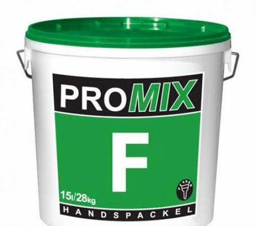 Шпатлевка финишная PROMIX F зелёная крышка 28кг: купить в Москве, цена 3 150 руб. в интернет-магазине | Код: PROMIX_F