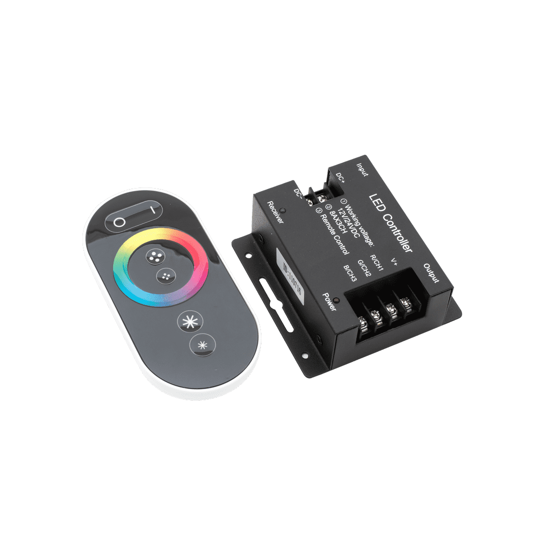 Led touch controller. два контроллера daydream. контроллер ln-rf6b-sens black (12-24v, 3x8a) (arlight, ip20 пластик). Wi-fi контроллер dw02-b на lg. Rgb touch контроллер.