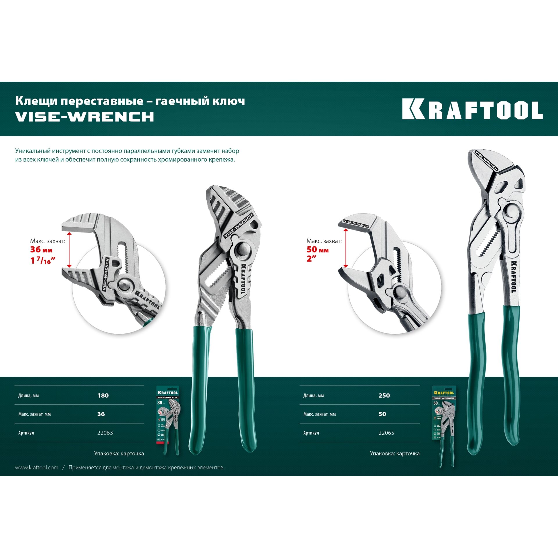 Ключ Kraftool 22065 Купить